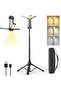 Rechargeable 3-Head LED Work Light with Detachable Tripod, 500/1000/2000 Lumen, 3500/6500K