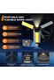 Rechargeable 3-Head LED Work Light with Detachable Tripod, 500/1000/2000 Lumen, 3500/6500K - 4