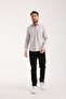 Slim Fit Cotton Linen Textured Men's Shirt - 4