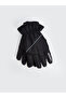 Lcw Accessories Black Text Printed Men's Snow Gloves - 4