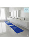 🆕 Bathroom Shower Pool Front Door - Square Honeycomb Mat Non-Slip Anti-Slip Pvc Mat Gray Width: 90cm. Blue 🚿 - 6