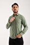 Slim Fit Cotton Linen Textured Men's Shirt - 4