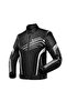 Motorcycle Jacket Full Protection 4 Seasons Maxdura Fabric and Pu Leather Motor Jacket Black Edt - 2