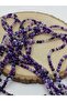 Purple Variegated Agate Stone Strand 4mm – Minimal Jewelry & Accessory Bead (27835) - 2