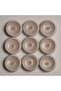 Stylish Ceramic Candle Holders & Tea Light Candles – 9 Candles per Pack