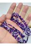 Purple Variegated Agate Stone Strand 4mm – Minimal Jewelry & Accessory Bead (27835)