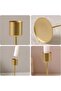 Modern 3-Arm Metal Candlestick Holder (Gold) - 4