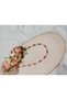 Stylish Red Modern Necklace and Bracelet Jewelry Set - 4