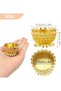 Diya Pooja Lotus Candle Holder Brass Gold - Set of 6 - 4