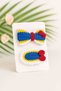 Princess Hair Accessory Set of 2 Clips and Snap Buckle Handmade Hair Accessory - 4