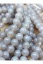 Gray Variegated Agate Stone Strand 8mm – Jewelry, Prayer Beads & Accessory Bead (24020) - 3