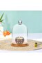 Glass Dome Cloche with Wood Base - Tealight Holder (15 x 9 x 9 cm) - 6