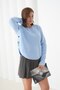 Oversized Soft Textured Button Detailed Knitwear Sweater Aw25Kz0102 - 2