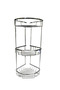 Luxury Chrome Shower Corner Shelf 3 Tier - Stainless Bathroom Shampoo Holder - 5
