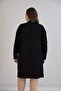 Women's Classic Cut Flock Print Detailed Plus Size Stylish Cardigan - 3