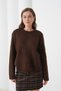 Oversized Soft Textured Button Detailed Knitwear Sweater Aw25Kz0102 - 4