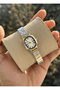 New Season Special Oval Case Design Retro Women's Wristwatch - 2