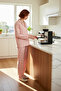 Women's Floral Shirt Collar Long Sleeve Pajama Set Functional Durable Quality Comfortable - 2