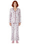 Women's Heart Pajama Set Shirt Collar Functional Durable Quality Comfortable Aesthetic Stylish - 4