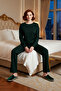 Women's Corded Fabric Knitted Lounge Set Functional Durable Quality Comfortable Aesthetic Premium Stylish - 3