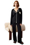Women's Viscose Woven Shirt and Pants Pajama Set Functional Durable Quality Modern - 4