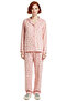 Women's Floral Shirt Collar Long Sleeve Pajama Set Functional Durable Quality Comfortable - 4