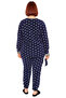 Women's Cute Rabbit Detailed Fleece Pajama Set Functional Durable Quality Comfortable Stylish - 5