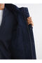 Lcw Vision Navy Blue Comfortable Fit Mock Neck Men's Cashmere Coat - 4
