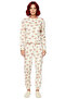 Women's Heart Crew Neck Long Sleeve Pajama Set Functional Durable Quality Aesthetic - 4