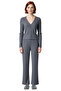 Women's Corded Fabric Knitted Cardigan Pajama Set Functional Durable Quality Comfortable Aesthetic Stylish - 4