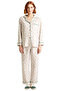 Women's Floral Shirt Collar Long Sleeve Pajama Set Functional Durable Quality Comfortable - 4