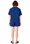 Women's Sun Embroidered Muslin Pajama Set Shirt and Shorts Functional Durable Quality Stylish - 5