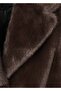 Fur-Like Flap Coat - 6