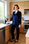 Women's Fleece Pajama Set Jacket Collar Detailed Functional Durable Quality Comfortable Casual - 3