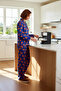 Women's Red Christmas Themed Pajama Set Functional Durable Quality Comfortable Aesthetic - 2