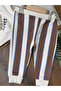 Aslan Printed Striped Baby Boy Set with Snap Fasteners on the Shoulder, 2-Piece - 2