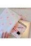 White Plush Pink Tiny Ribbon Detailed 16 Inch Laptop Case (41×29 cm)