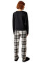 Women's Red Christmas Themed Cotton Pajama Set Functional Durable Quality Comfortable - 5