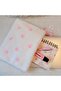 White Plush Pink Tiny Ribbon Detailed 16 Inch Laptop Case (41×29 cm) - 3
