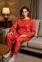 Women's Colorful Christmas-Themed Cotton Pajama Set Functional Durable Quality Comfortable Stylish
