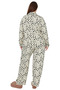 Spotted Shirt Collar Pajama Set Women's Functional Durable Quality Comfortable Aesthetic Stylish - 5