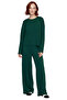 Women's Corded Fabric Knitted Relaxed Fit Lounge Set Functional Durable Quality Comfortable Casual - 4