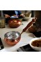Copper Saucepan Butter Pan Wooden Handle 10 cm - 3