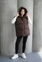 Women's Puffer Vest Hooded - 3