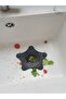 Starfish Sink Strainer, Sink Stopper, Silicone Strainer 1 Piece White 1 Piece Black - 3