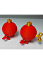 2-Piece Christmas Standing Ball Ornament