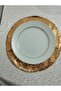 Gold Sequin Fabric Round Stylish Serving Placemats Set of 4 - with Gift - 2
