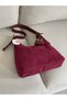 Women's Shoulder Bag with Buckle Detail, Strap and Zipper, Small Wallet En34 Boy22 - 5