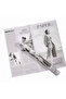 Gray 57X57 cm Magazine Design Packaging Paper Gift Packaging and Flower Bouquet Holder 4 Pieces