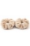 Women's Elastic Velvet Scrunchies Set of 2 – Stylish and Comfortable Hair Accessory